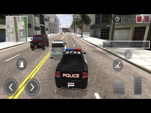 City Police Car Patrol Simulator - 2022 Police Driving Game - Android Gameplay