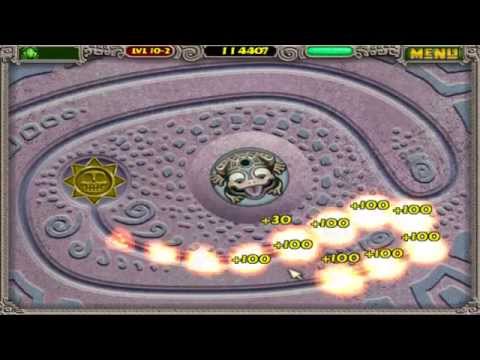 Zuma Deluxe Walkthrough [HD] - Stage 10