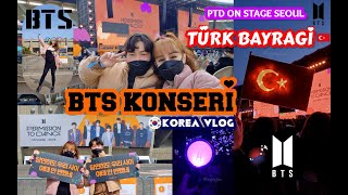 BTS KONSERİNE GİTTİK💣TÜRK BAYRAĞI !🇹🇷#PermissionToDanceOnStageSeoul #B