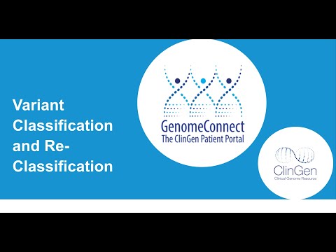 GenomeConnect Webinar: Variant Classification