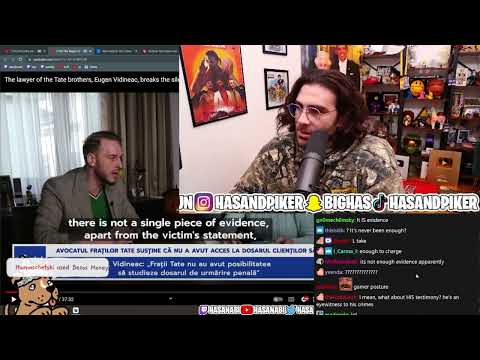 Hasanabi reacts to reports of Andrew Tate's ​hospitalization