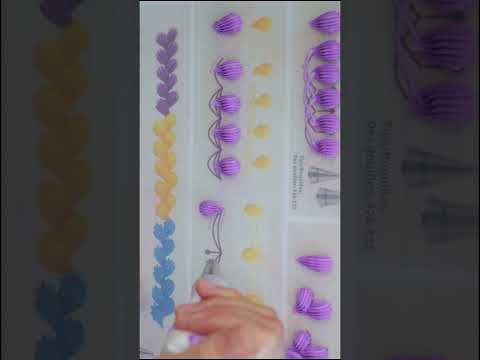 How to Use Star Piping Tip 32? #Icing Nozzle #Piping Techniques #Cake Tutorial