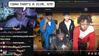 xQc Reacts to Kai Cenat&#39;s Friend &quot;Tylil&quot; Using Slur for Asian People