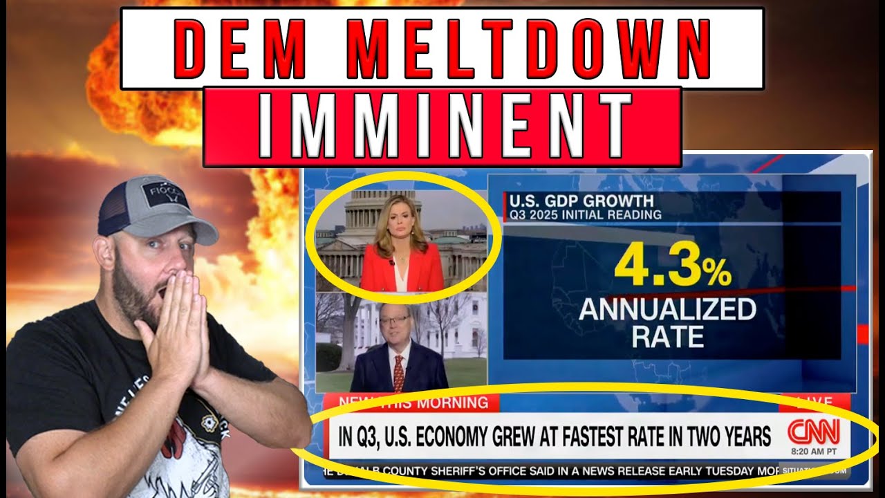Dems SCREWED As BOMBSHELL GDP Numbers Just BROKE MORE RECORDS... Grab Your Popcorn For The Meltdown!