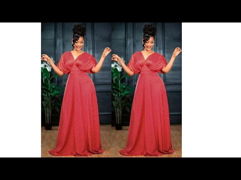 jinsi ya kukata na kushona gauni hili la stara ni rahisi mno #batwing dress | batwing dress