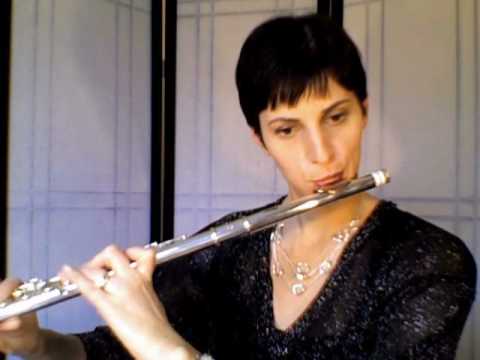 Nina Perlove Playing A Pearl Flute