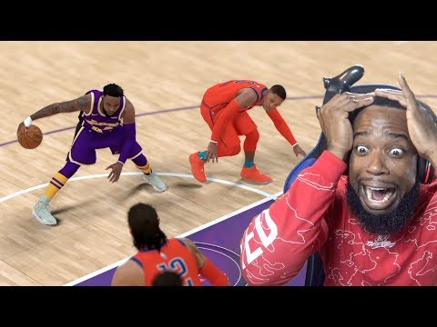 BREAKING RUSSEL WESTBROOK ANKLES! Lakers Vs Thunder NBA 2k19 MyCareer Ep.95