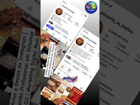 Antes e Depois do Instagram | Gestão Profissional em Inhumas GO | Marketing Digital Real