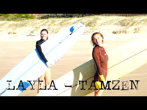 Hidden gems - Layla and Tamzen search out a back beach.