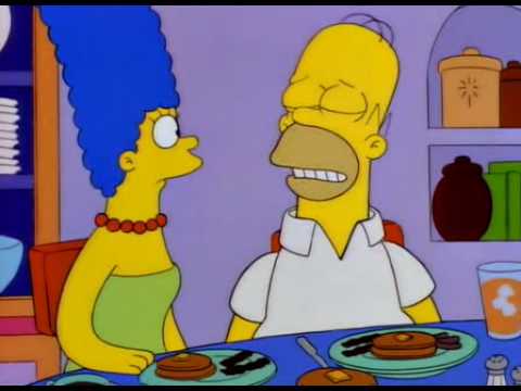 Homer no se habla con Lisa