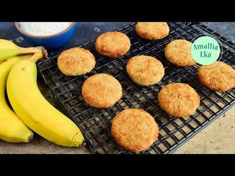 Banana Coconut Cookies. 2 Ingredient Recipe