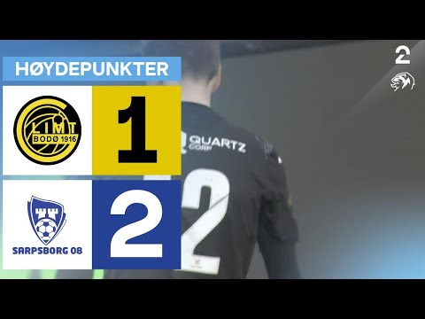 Bodø/Glimt 1 - 2 Sarpsborg 08 - Høydepunkter