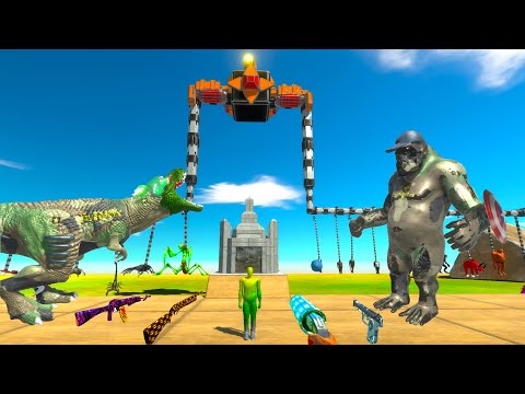 FPS AVATAR & DINOSAURS ARMY RESCUE MISSION - Animal Revolt Battle Simulator
