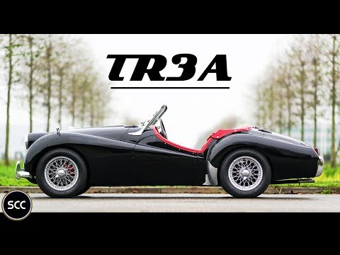 TRIUMPH TR3 A / TR3A 1960 - Test drive in top gear - Engine sound | SCC TV