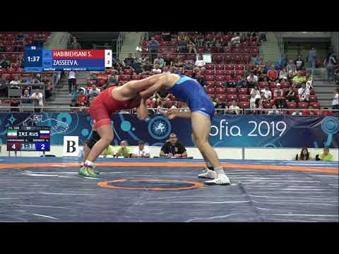 1/2 FS - 110 kg: S. HABIBIEHSANI (IRI) v. A. ZASSEEV (RUS)