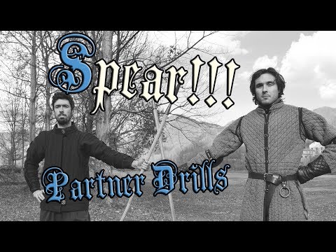 Fiore de' Liberi - Spear Basics #3 - First two partner drills
