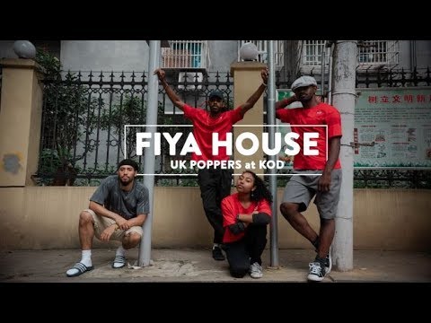 FIYA HOUSE , UK Popping Team at KOD // .stance x KOD World Cup
