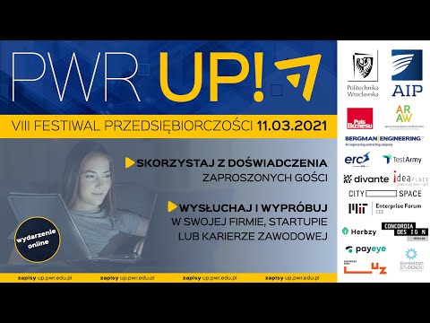 Festiwal Przedsiębiorczości PWr UP 2021