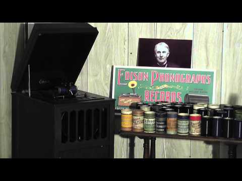 Edison blue amberol cylinder 1626 - Patriotic Songs Of America by the NY Military Band