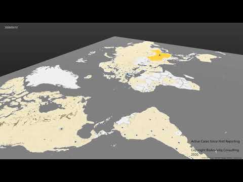 Coronavirus Covid 19 Active Cases Time Lapse Map 2020 04 02