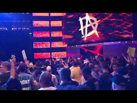 WWE No Mercy 2016: AJ Styles vs John Cena vs Dean Ambrose ENTRANCES