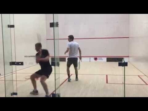 Julian Tomlinson v Ben Coleman National Squash Champions 1st round Game 2