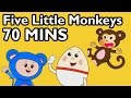 Five Little Monkeys Jumping On The Bed And More 52 Nursery Rhyme Cartoons From Mother Goose Club