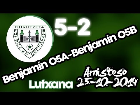 Benjamín05A 5-2 Benjamín05B Amistoso (25-10-2014) Gurutzeta FKT