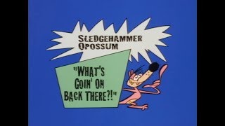 What A Cartoon! - Sledgehammer O' Possum in " What's Goin' on Back There?"