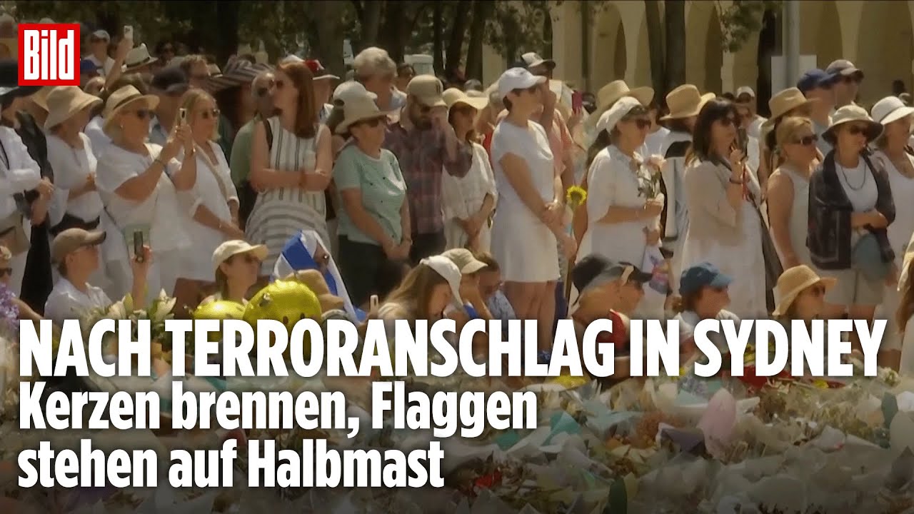 SCHWEIGEMINUTE AM BONDI BEACH: Australien gedenkt Opfer des Terroranschlags in Sydney