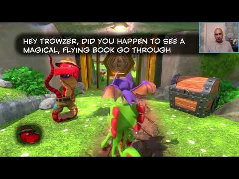 Yooka-Laylee - Let's Play - part 1 "Hivory Towers"