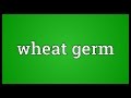 Wheat germ Meaning