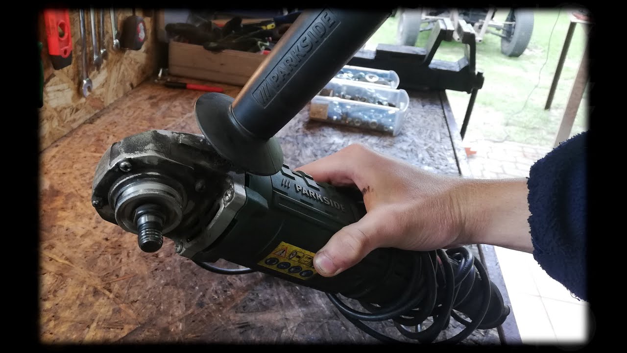 Naprawa szlifierki kątowej Parkside PWS 125 D3