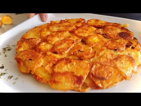 POTATO FRITTATA Crispy without eggs TYPICAL CALABRIAN RECIPE