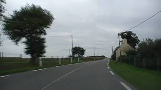 preview picture of video 'Driving On The D790 Between Plounévez-Quintin & Saint-Nicolas-du-Pélem, Brittany 16th October 2009'