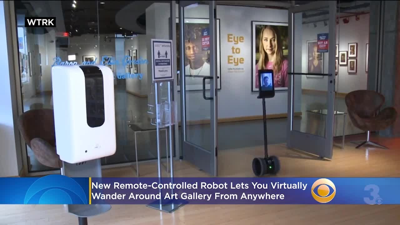 New Remote-Controlled Robot Lets You Virtually Wander Around Art Gallery From Anywhere