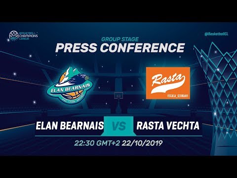 EB Pau-Lacq-Orthez v RASTA Vechta - Press Conference - Basketball Champions League 2019-20