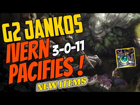 G2 Jankos Plays IVERN Jungle vs Hecarim - Challenger Gameplay New Items Season 11 Moonstone Renewer