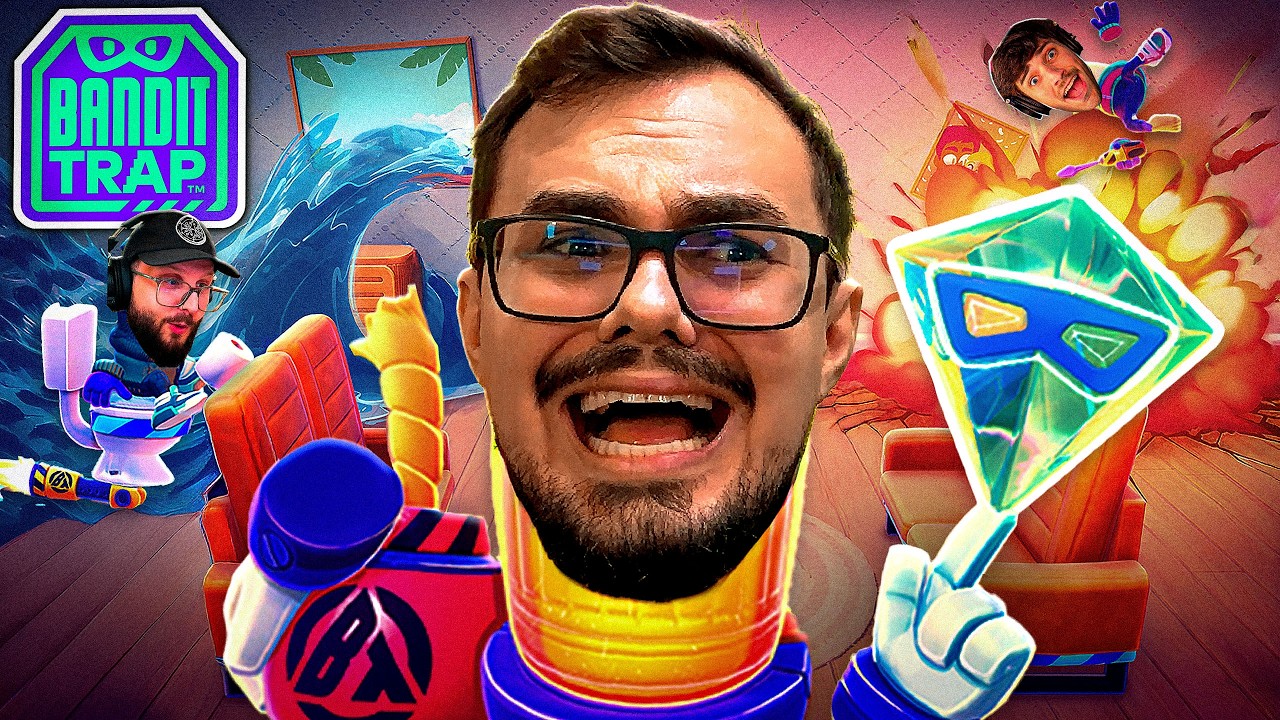 OS COLEGAS ESTÃO INVADINDO MINHA CASA - Bandit Trap