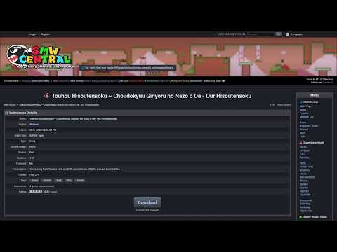 SMW Custom Music: Touhou Hisoutensoku ~ Choudokyuu Ginyoru no Nazo o Oe - Our Hisoutensoku by Wakana