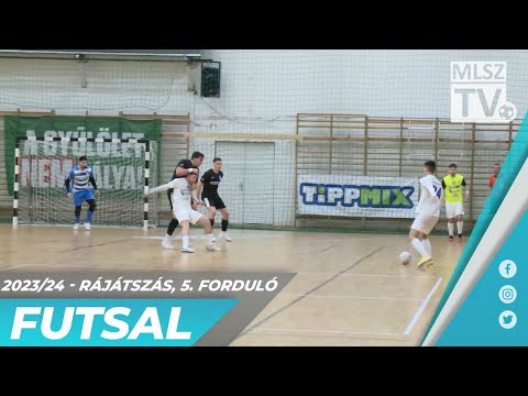 1.Futsal Club Veszprém – SG Kecskemét Futsal | 3-4 | Férfi Futsal NB I | Rájátszás 5. ford. | MLSZTV