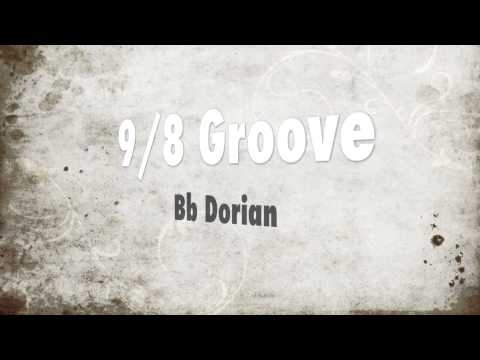 9/8 Odd Time Groove Jam track (Bb Dorian Mode)