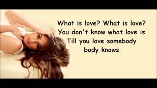 Lea Michele- What is love? with lyrics