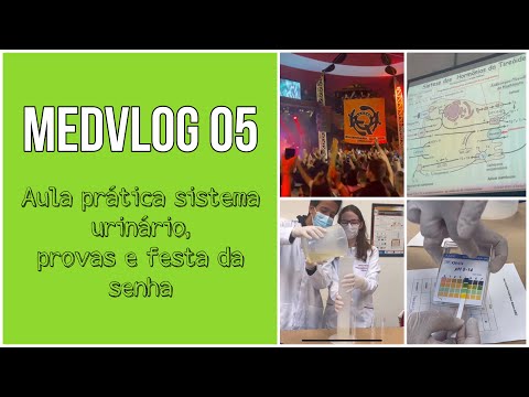 MedVlog Unicamp 05 | Practical urine class, exams and Password Party