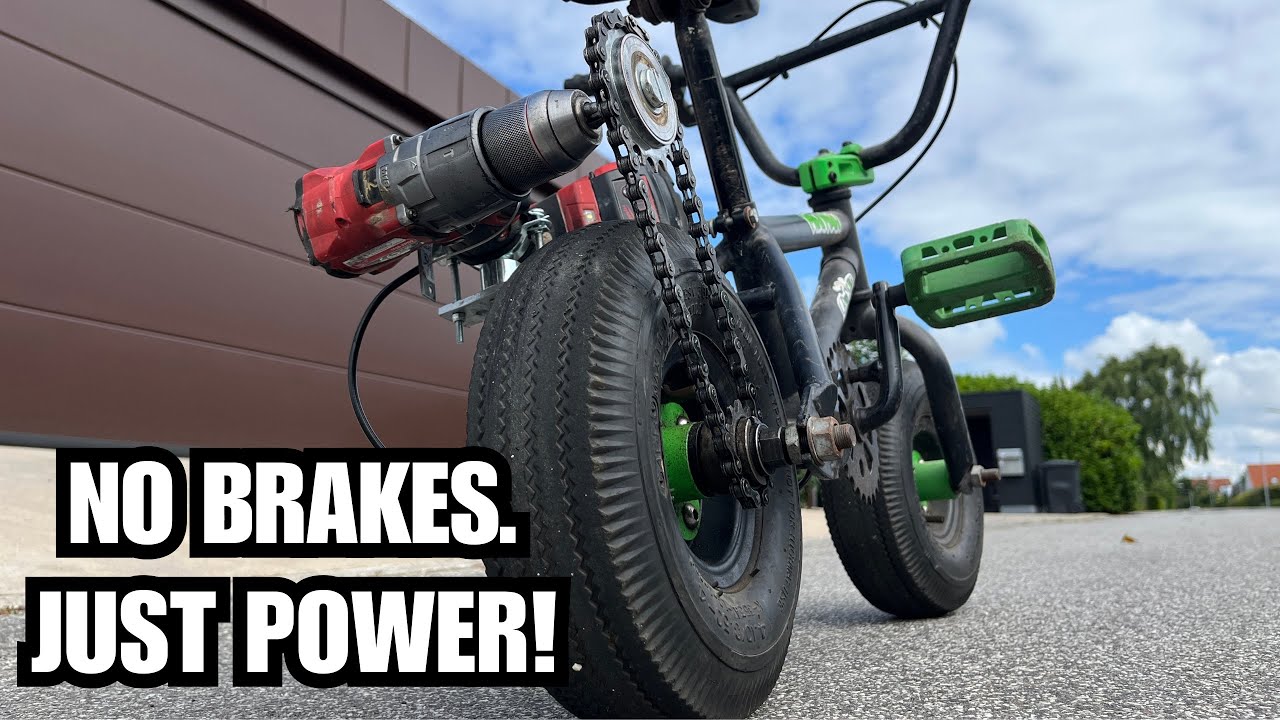 How to Make an Electric Bike Easy – DIY E-Bike with Milwaukee Drill