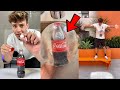 Coke Mentos Bottle INSIDE Balloon Experiment Shorts