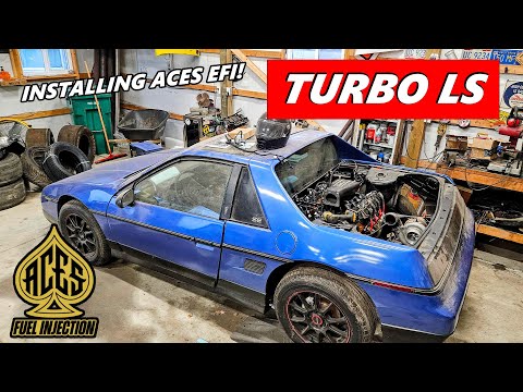 Installing Aces Jackpot EFI System on the TURBO LS4 Fiero!