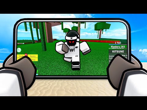 I Played BLOX FRUITS On MOBILE For The First Time..