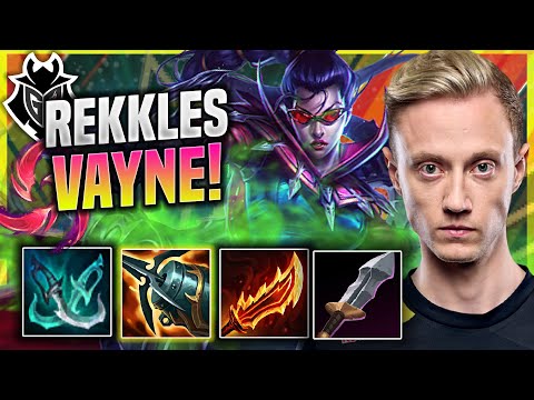 REKKLES IS A GOD WITH VAYNE IN SOLOQ! - G2 Rekkles Plays Vayne ADC vs Tristana! | Patch 11.14