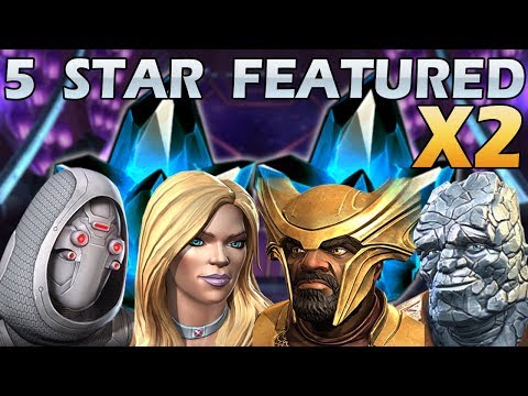 Double 5 Star Featured Crystal Opening + More  - Can I Dupe Omega Red? - Marvel Contest Of Champions